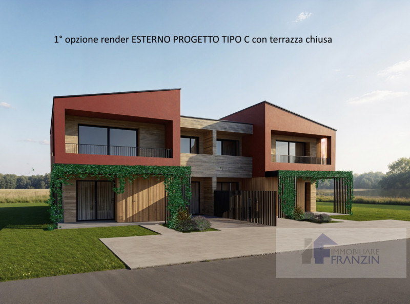 A Cà Tron di Roncade in Via Burano 10, proponiamo 3 bi-ville di prossima realizzazione, tutte con...