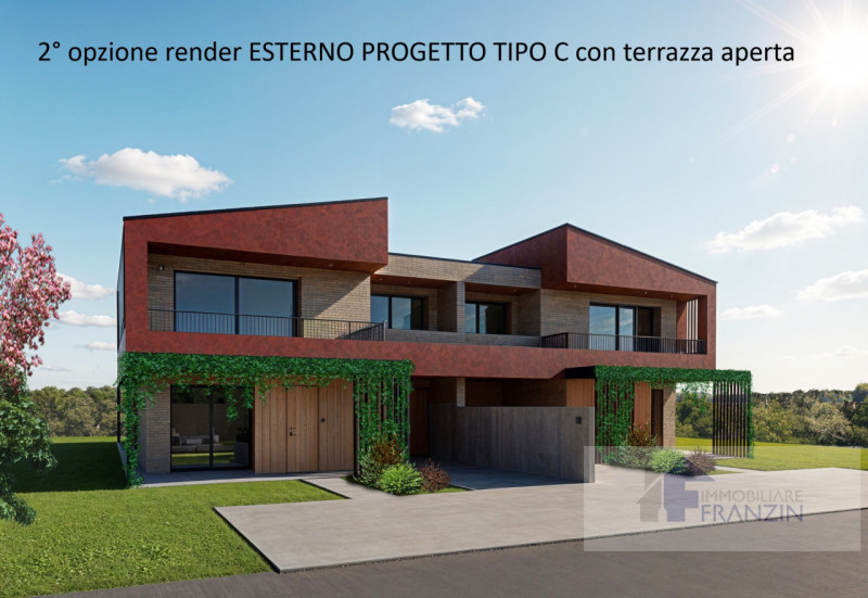 A Cà Tron di Roncade in Via Burano 10, proponiamo 3 bi-ville di prossima realizzazione, tutte con...