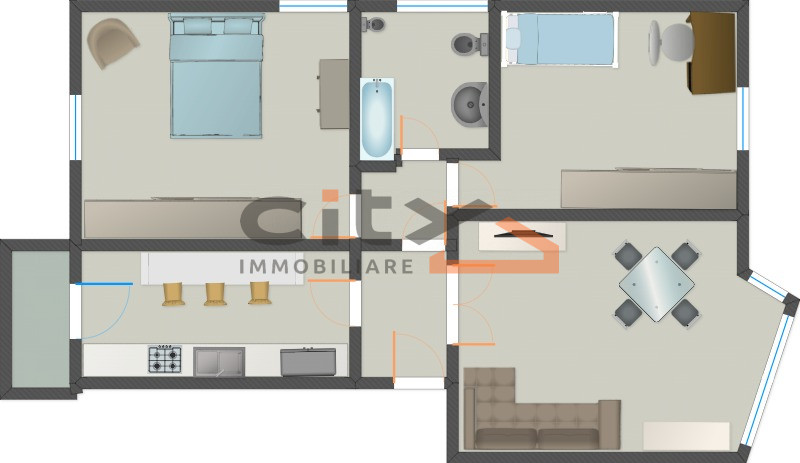 Viale Venezia, Bassano del Grappa – trilocale al 4° piano con ascensore

In posizione comoda e st...