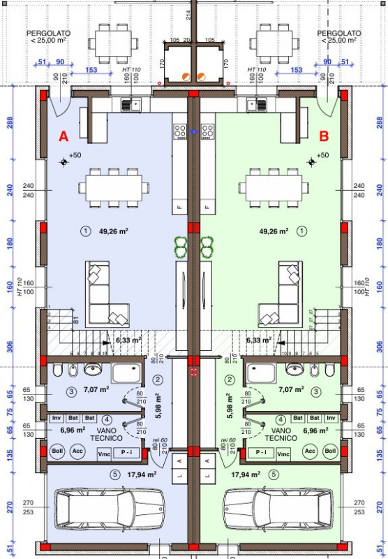 VILLATORA DI SAONARA - in q.re di nuove costruzioni - NUOVA BIFAMILIARE DI DESIGNER MODERNO E CON...