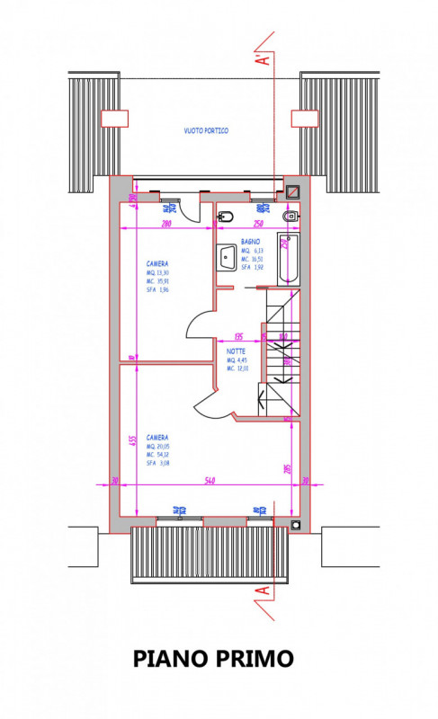 AMPIA TRIFAMILIARE A TAGGI €.285.000 - rif.GB050
Elegante porzione centrale con taverna, mansarda...