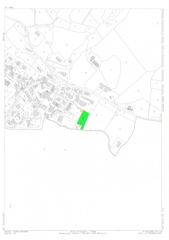 cinto euganeo vendesi terreno edificabile per uni, bi o trifamiliare
Nel centro del paese vendiam...