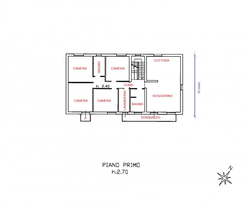 QUADRICAMERE ULTIMO PIANO CON INGRESSO INDIPENDENTE E CORTE ESCLUSIVA IN VENDITA A VICENZA VERSAN...