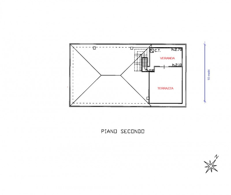 QUADRICAMERE ULTIMO PIANO CON INGRESSO INDIPENDENTE E CORTE ESCLUSIVA IN VENDITA A VICENZA VERSAN...