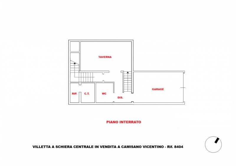 VILLETTA A SCHIERA CON GIARDINO PRIVATO, IN ELEGANTE ZONA RESIDENZIALE A CAMISANO VICENTINO - Rif...