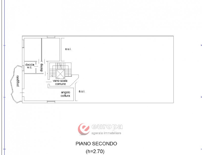 Proponiamo in vendita un appartamento trilocale situato al secondo piano di un moderno condominio...