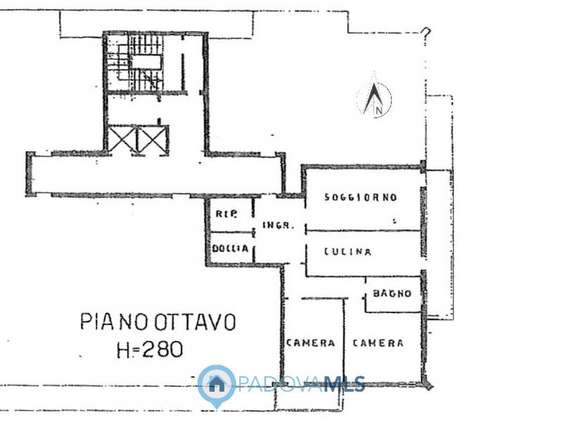Immobile in esclusiva al Gruppo Padova MLS 

SANTA RITA 2 CAMERE PIANO ALTO CON ASCENSORE €.319.0...
