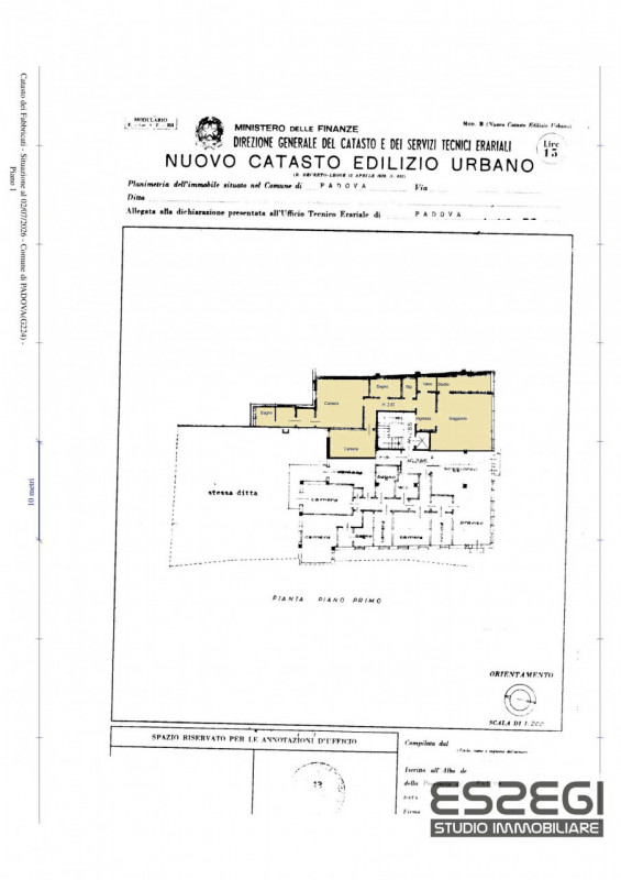 PADOVA CENTRO STORICO - VIA SAVONAROLA: Adiacente a Ponte Molino, proponiamo ufficio al primo pia...