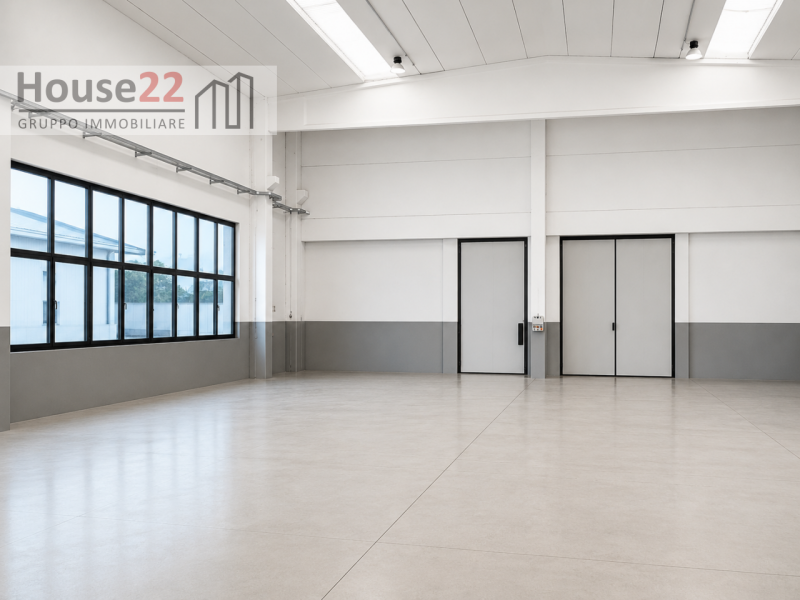 CONCESIO - BRESCIA. In zona industriale artigianale CAPANNONE di Mq 520 al piano terra con area e...