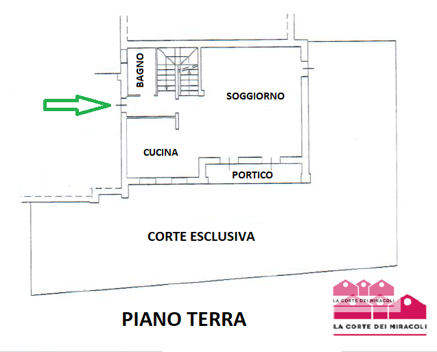 POIANELLA: ELEGANTISSIMA SCHIERA D'ANGOLO DAGLI SPAZI GENEROSI, GRANDE LUMINOSITA', PRIVACY, FINI...
