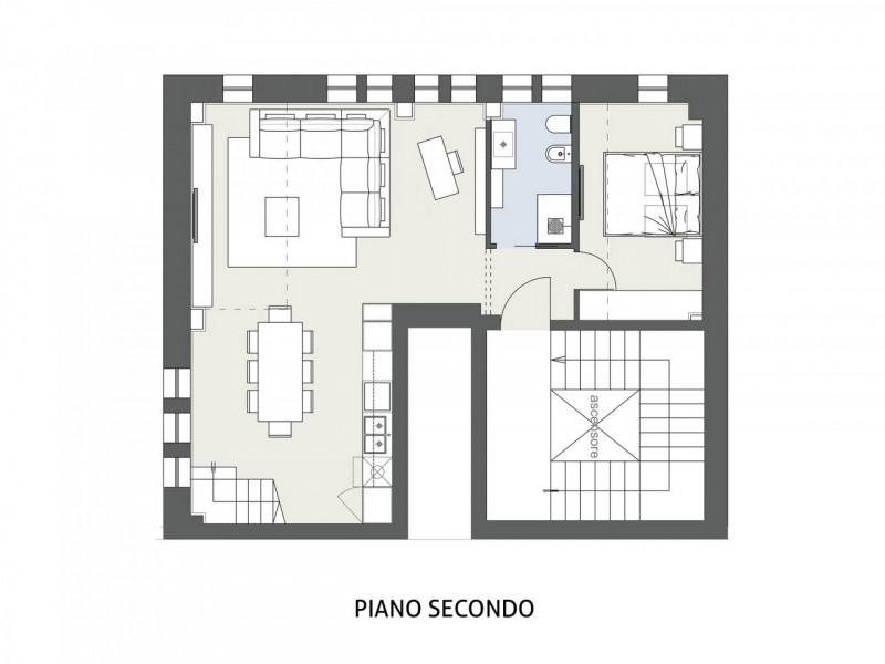 A due passi da Piazza Carli proponiamo, in esclusiva, uno splendido attico mansardato frutto di u...