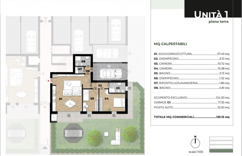 RONCAGLIA-PONTE S. NICOLO'

Nuovo appartamento bicamere al piano terra con ampio giardino privato...