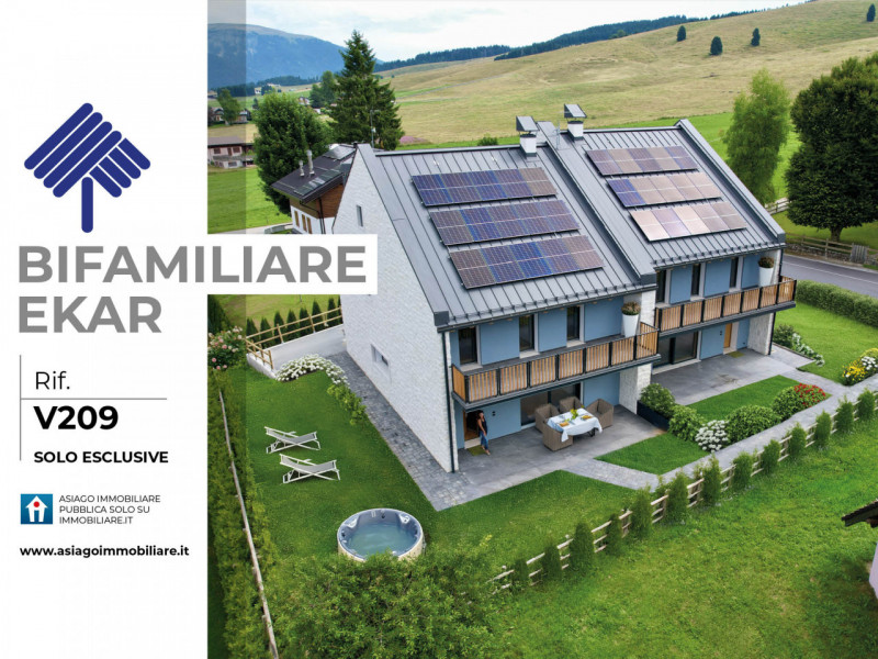 Ad Asiago, in prossimità del campo da golf, la nuova bifamiliare nel Villaggio Ekar è ultimata! E...