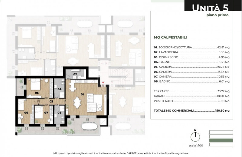 RONCAGLIA-PONTE S. NICOLO'

Elegante appartamento tricamere al primo piano di nuova costruzione s...