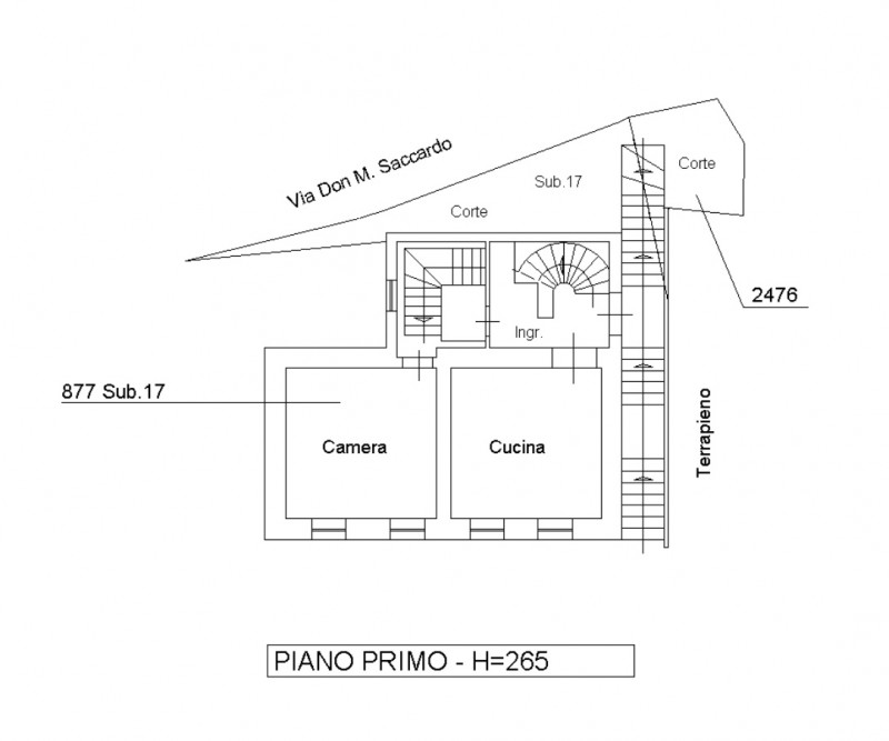 SCHIO loc. Tretto: In posizione panoramica, a 10 minuti dal centro di Schio e Santorso, CASA SING...
