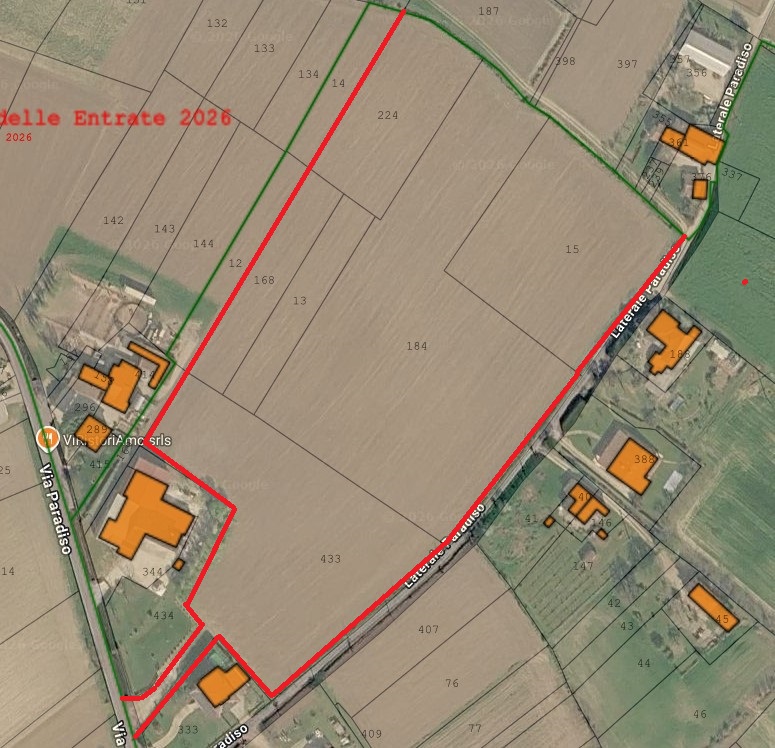 Proponiamo in vendita un ampio terreno agricolo per 8,5 campi, in corpo unico. Comparto perfettam...