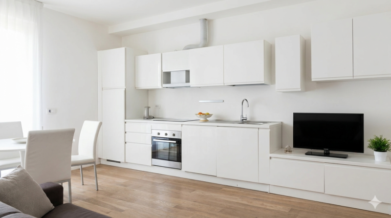 (Per INFO Monica 3482688677) Proponiamo in locazione un elegante appartamento bilocale di circa 5...