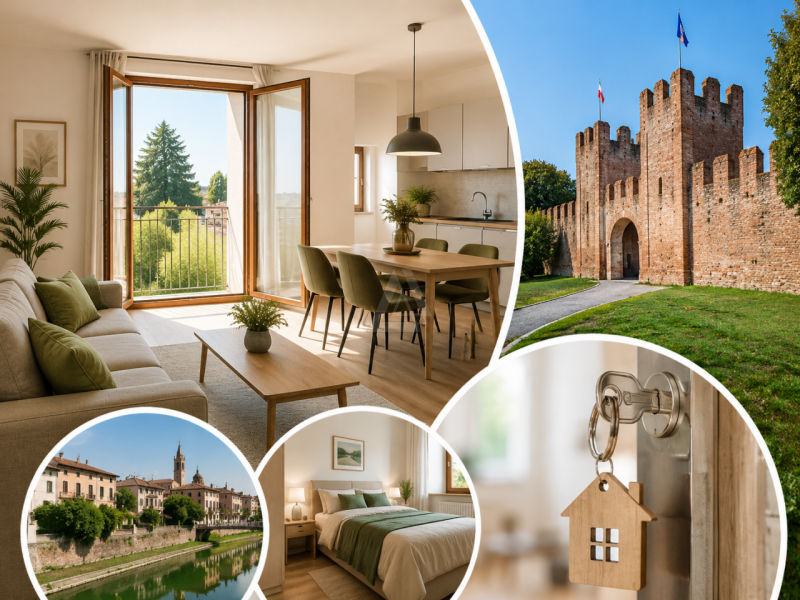 Nel pieno centro storico di Cittadella proponiamo in locazione raffinati appartamenti di diverse ...