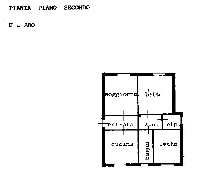 Proponiamo in vendita, per investimento, appartamento al secondo piano di una palazzina composta ...