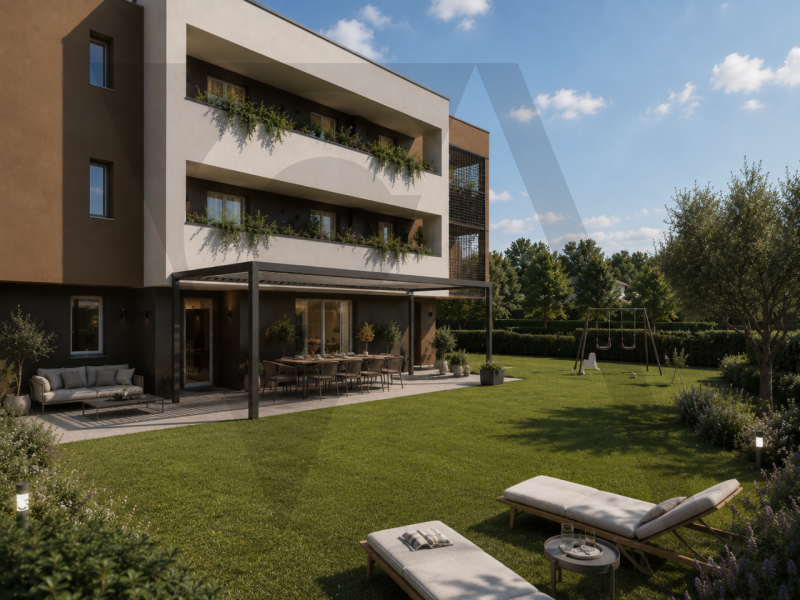Nel centro del quartiere in splendida palazzina nuova in classe A4 disponibile appartamento AL PI...