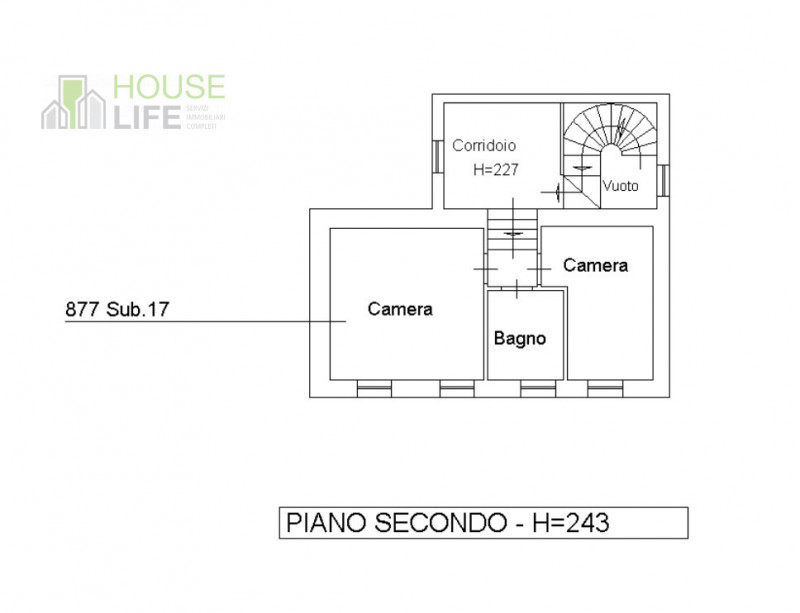 SCHIO loc. Tretto: In posizione panoramica, a 10 minuti dal centro di Schio e Santorso, CASA SING...