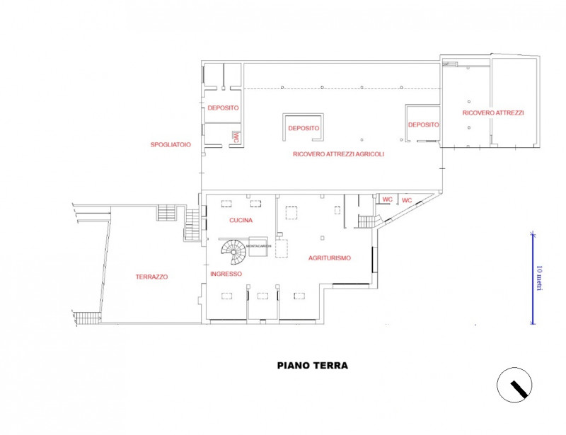 IN VENDITA A VICENZA OVEST IN POSIZIONE COLLINARE: SPLENDIDO AGRITURISMO -MURI E ATTIVITA'- RIF. ...