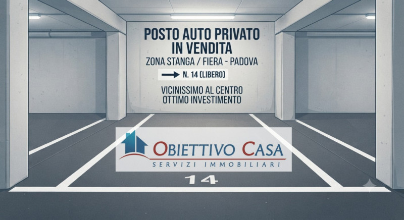 Rif. PD1800 – In vendita posto auto situato in autorimessa, al piano interrato, in una posizione ...