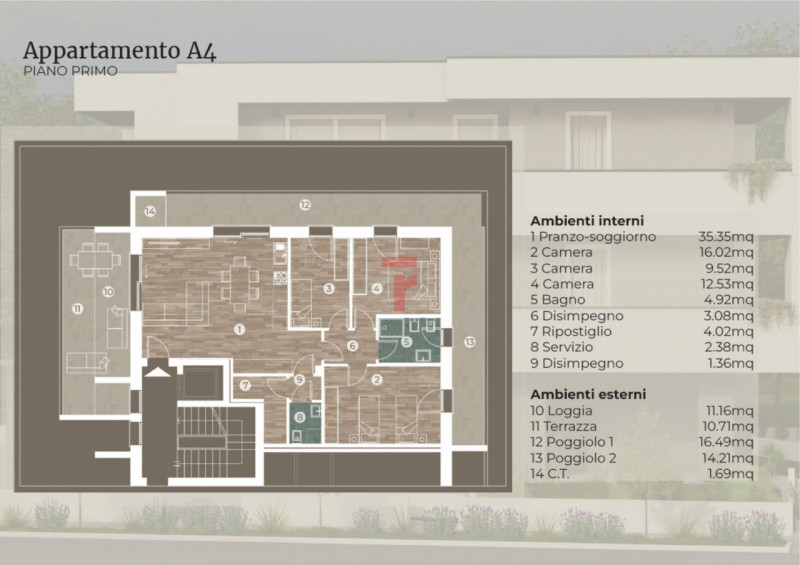 Nuovo trilocale in costruzione a Casalserugo. 

L'appartamento è composto da un'ampia zona giorno...