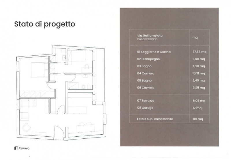 In via Gattamelata, adiacente ai principali servizi del quartiere, proponiamo appartamento posto ...