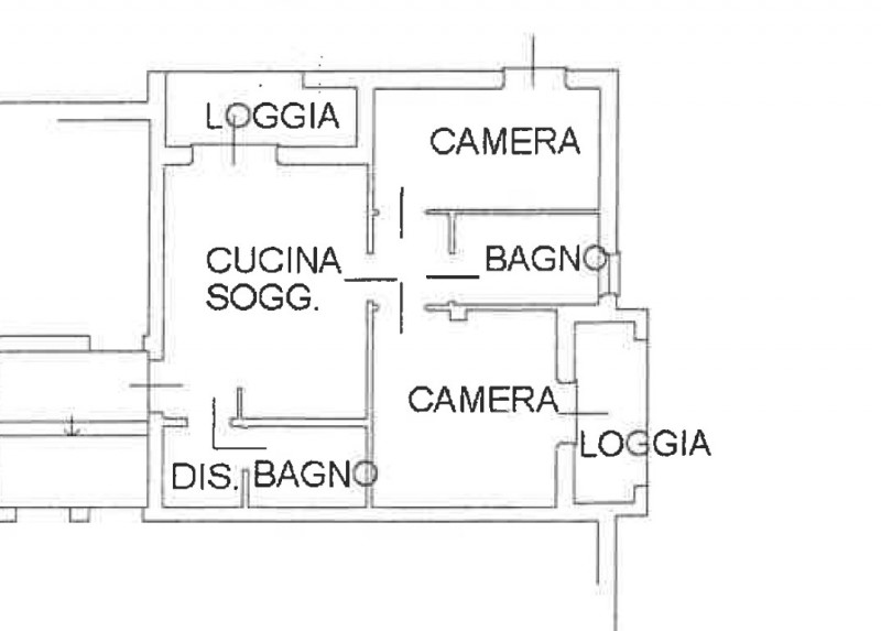 Cervarese Santa Croce Centro, Appartamento bicamere arredato. Palazzina del 2004 ubicata internam...