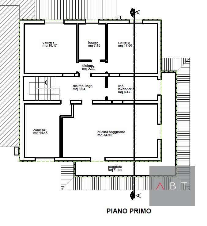 Nuovo appartamento situato al piano primo in contesto di due unità con ingresso indipendente e co...